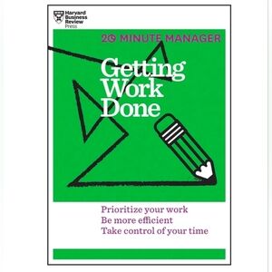 ☔️🔹️Getting Work Done Paperback Book
